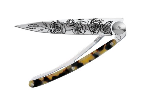 Deejo 37g, Schildpattoptik Dunkel / Rosen