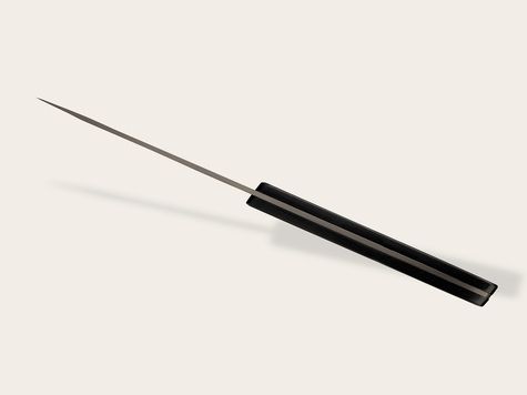 6 Deejo Tafelmesser Prestige, Ebenholz